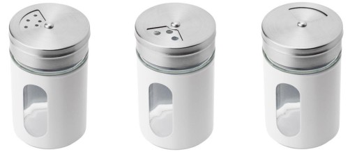 SKLENENÁ NÁDOBKA NA KORENIE, 2 OTVORY, OKIENKO 90ML, BIELA