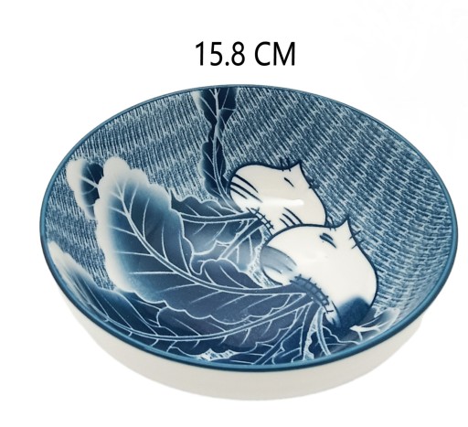 KERAMICKÁ MISKA 15,8CM MODRO BIELA 157480
