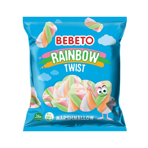 Bebeto Rainbow Marshmallows 60g