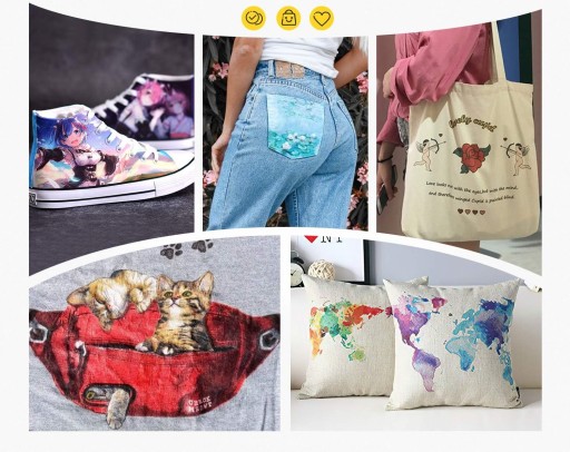 Fixky na látky, oblečenie, obuv, textil Farebné fixky pre deti x8