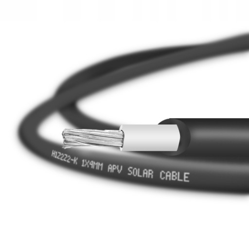 KÁBEL SOLÁRNY DRÔT ČIERNY 6mm2