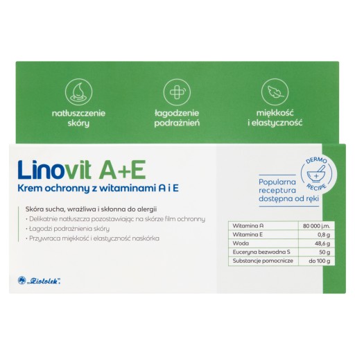 Linovit A+E Ochranný krém Vitamín A a E 50g