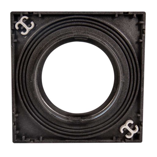 KONEKTO štvorcový strieborný LED rám LSR-SK-X1