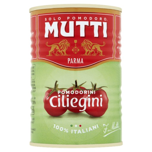 MUTTI Cherry paradajky so šupkou, v šťave.