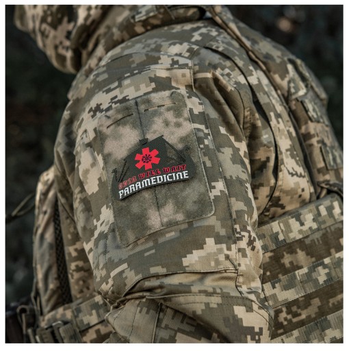 Nášivka na suchý zips VIKING EVAC M-TAC DRAKKAR LOĎ PARAMEDYK MORALE ZELENÁ