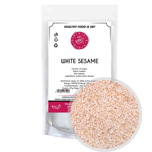 Biely lúpaný sezam - 100 g semienok