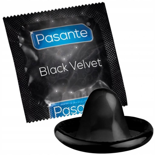 PASANTE BLACK VELVET BLACK KONDÓMY XL 1 KS.