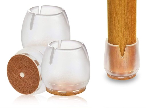 Poťahy nôh stoličiek s plsťou 37-42mm