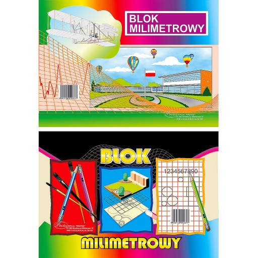 Milimetrový blok A4 Protos