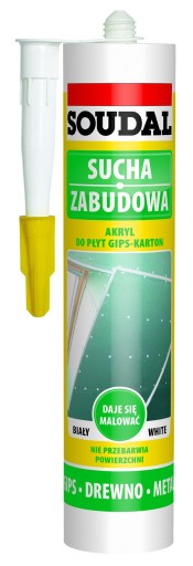 Akryl na sadrokartón biely 280 ml (137686) Soudal
