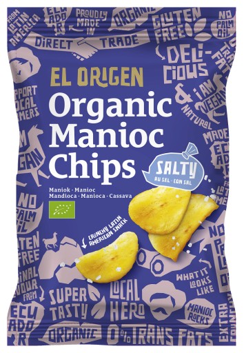SOLENÉ BEZLEPKOVÉ BIO MANIOCC ČIPSY 60 g