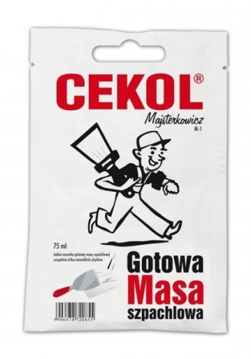 Hotový bezprašný tmel Cekol M-1 75 ml vrecúško