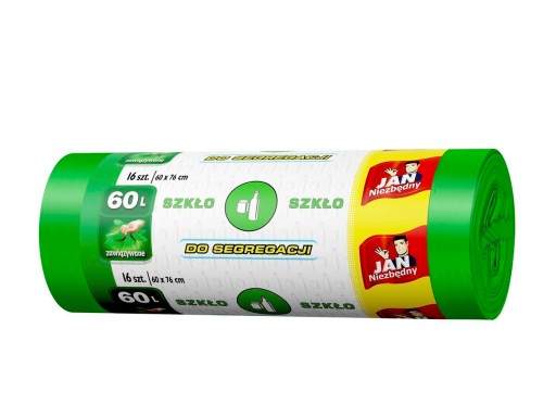 Jan Niezbędny Segregačné vrecia, sklo, 60 l