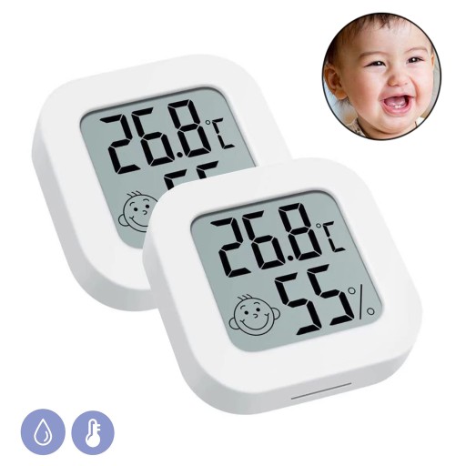 ELEKTRONICKÝ TEPLOMER SPOĽAHLIVÁ DIGITÁLNY IZBOVÝ HYGROMETER METEOSTANICA