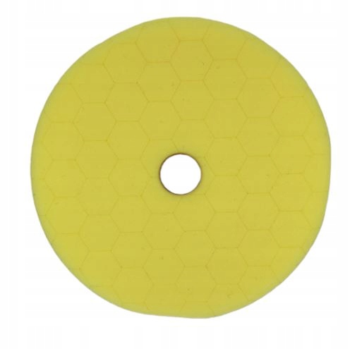 Žltý špongiový leštiaci pad 125mm tvrdý voštinový Kormax