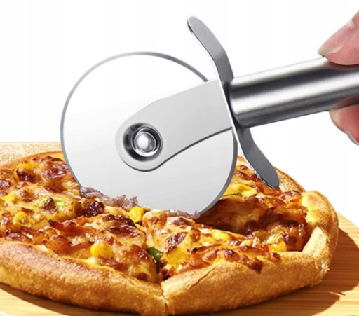 NÔŽ NA PIZZU KRUHÁ KOĽAJŇA NA REZANIE PIZZY