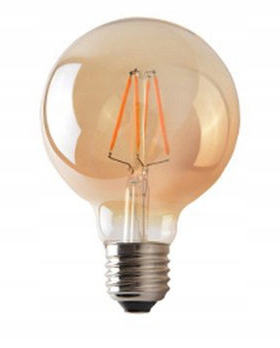 E27 LED FILAMENT 4W WARM VINTAGE G80 žiarovka
