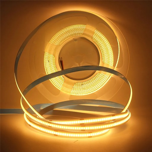 COB LED pás 12V 10W 900 Lumenov/m 320Led/m IP20 TEPLÁ BIELA