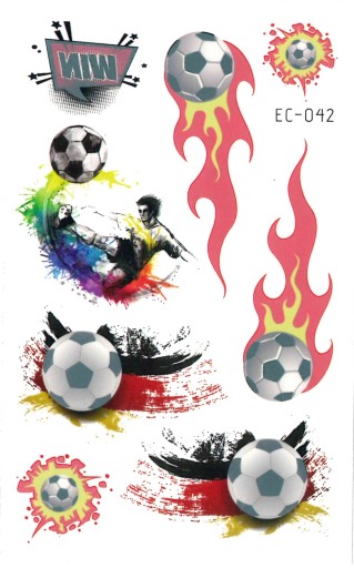 Umývateľné tetovanie pre deti BALL EC042
