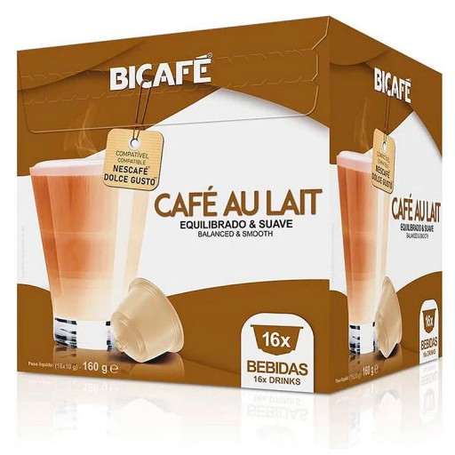 Kapsule Bicafe CAFE AU LAIT pre Dolce Gusto 16