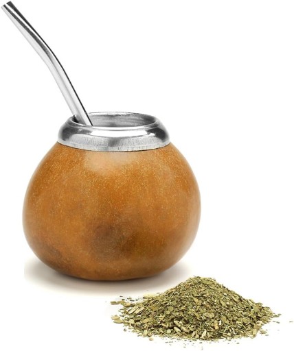 Bombilla Yerba Mate slamka na pitie, strieborná, 6 kusov