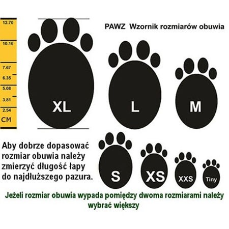 PAWZ Ochranná gumená topánka M - Čierna 1 ks / 1 topánka
