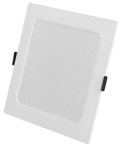LED stropný panel, zapustený, pod omietku, štvorcový, 12 W, neblikajúci CCD