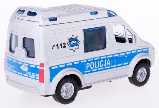 POLICAJNÁ VAN POWERED METAL POLICAJNÉ AUTO NOVÉ!!!