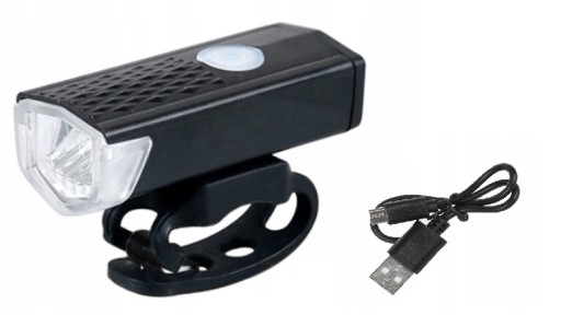 LED LAMPA NA BICYKEL USB PREDNÉ SVETLO NA BICYKEL