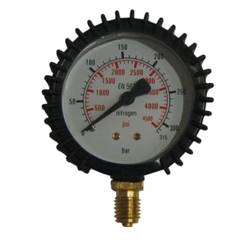 DUSÍKOVÝ REDUKTOR MANOMETER 315 BAR M12x1,5 63 mm