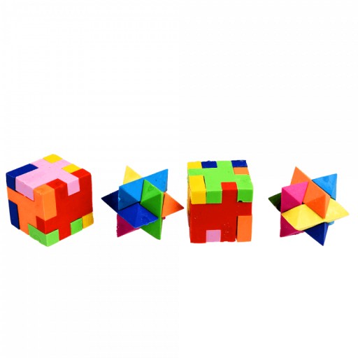 Gumy, 3D puzzle, 4 ks
