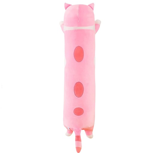 PLYŠOVÝ MASKOT VEĽKÝ DLHÝ VANKÚŠ PRE MAČKU VALČEK 50 cm