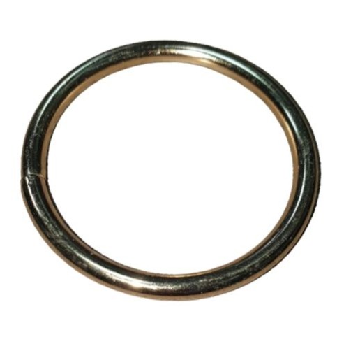 Kruh, kovový kruh 4 cm ZLATÝ