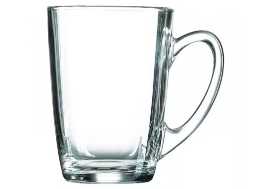Nový Morning Luminarc priehľadný sklenený hrnček 320 ml sklo