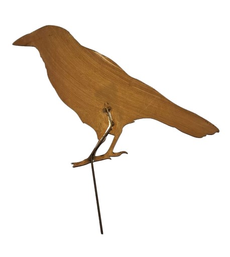 Bird Bird Raven 1 A-board Dekorácia Záhradná dekorácia Corten Effect