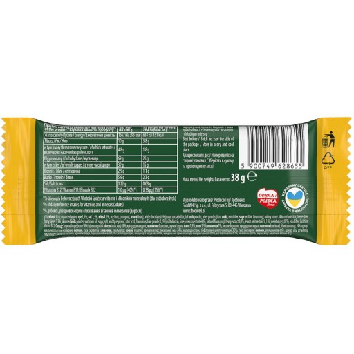 BA!lans Čerešňa s limetkovou cereálnou tyčinkou 38G