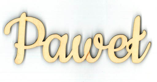 Drevené meno 3D Baby Name 5CM