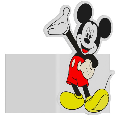 FAREBNÝ ORGANIZÁTOR NA DETSKÝ STOL - MICKEY MOUSE