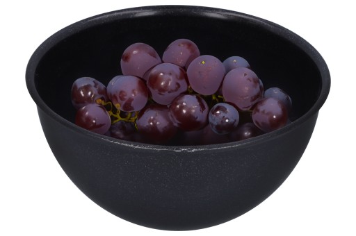 MISKA NA OBALU PLASTOVÉ MISKY 0,75L ČIERNA KUCHYŇSKÁ MISKA 15CM