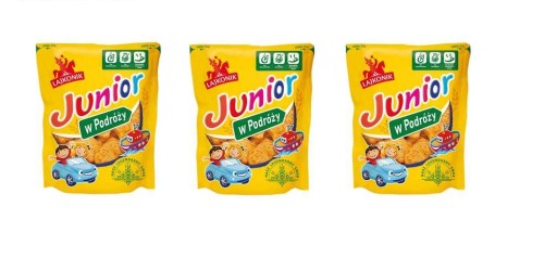 JUNIOR CRACKERS NA CESTOVANÍ 3X 100G