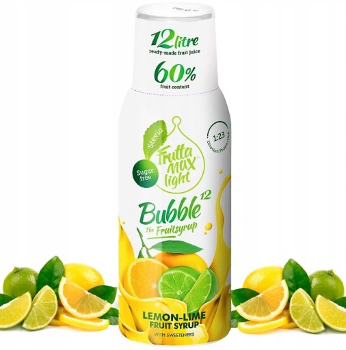 Fruttamax Mango Light sirup 500 ml do sódy BEZ CUKRU na 12 litrov vody