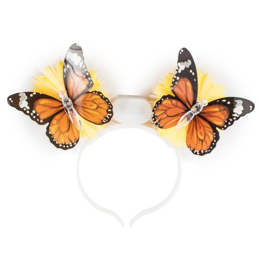 Čelenka JAR SUMMER FLOWER FLOWERS BUTTERFLIES LED