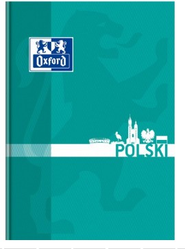 A5 Oxford linajkový zápisník, 80 listov, pevná väzba, poľský