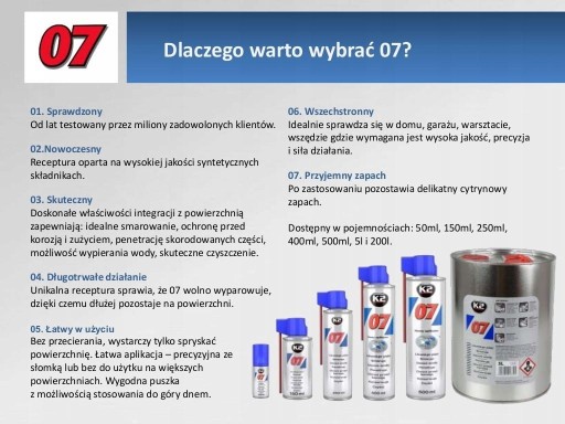 K2 Multifunkčný prípravok 07 400ml 0740