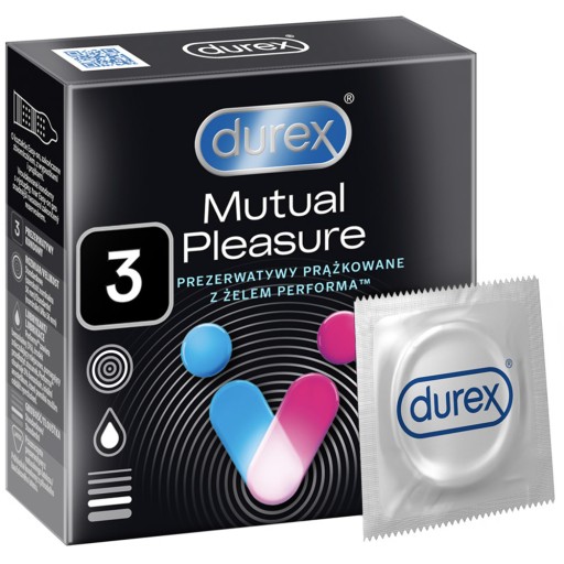 DUREX Mutual Pleasure - oddialenie ejakulácie 3 ks