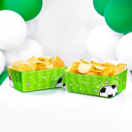 Boxy na sladkosti, maškrty, chipsy, podnosy, narodeninové, futbalové, 3 kusy