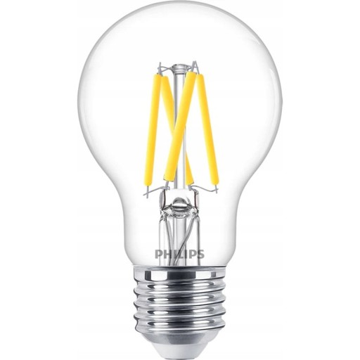 E27 A60 LED žiarovka 3,4W = 40W 470lm Teplé vlákno Stmievateľné PHILIPS