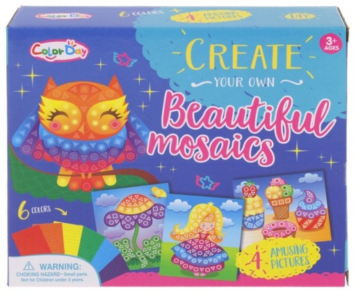 Creative Scrapbook Penová mozaika Brilantná detská sova kvetina