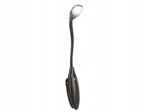 Flexibilná LED lampa s klipom na čítanie kníh