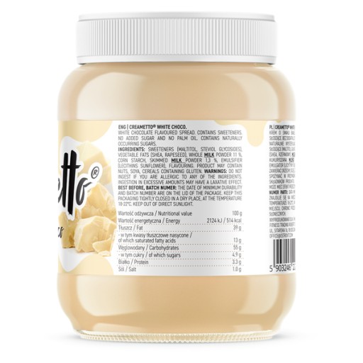 OstroVit Creametto 350g biela čokoláda